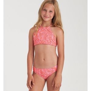 Billabong ๐บ Girls' Reversible High Neck Bikini Set ๐ซง๐๐ด